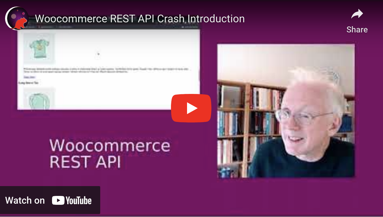 Crash Introduction: Woocommerce REST API